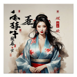 Japanse straling perfect poster