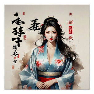 Japanse straling perfect poster