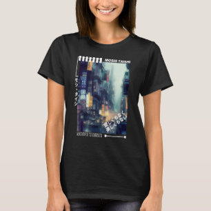 Japanse Streetslijmerrek Vibes esthetische Tokyo C T-shirt
