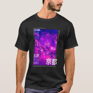 Japanse Streetslijmerrek Vibes esthetische Tokyo C T-shirt