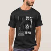 Japanse Streetslijmerretro Aesthetische grafische T-shirt (Voorkant)