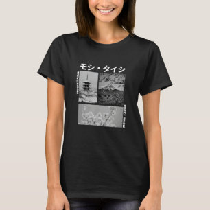 Japanse Streetwear Retro Esthetische Grafische Mod T-shirt