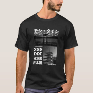 Japanse Streetwear Retro Esthetische Grafische Mod T-shirt