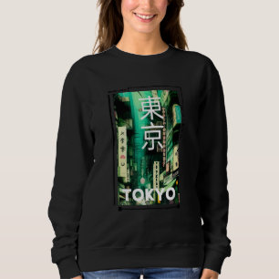 Japanse Streetwear Retro Vibes Esthetiek Tokio Cy Trui