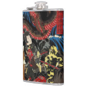 Japanse strijder tegen de reuzenslang heupfles (Links)