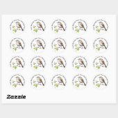 Japanse Struik Warbler stickers (Vel)