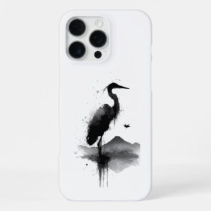 Japanse Sumi-e Kraan Zen Hoesje iPhone 16 Pro Max Hoesje