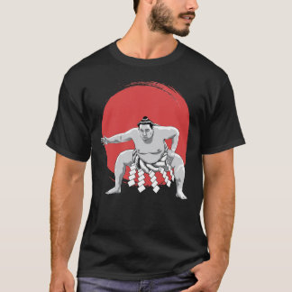 Japanse sumo-worstelaar in het Tokyo-shirt enz Cla T-shirt