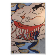 Japanse Sumo Worstelaar Kunst