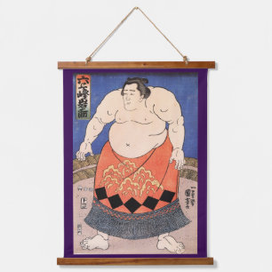Japanse Sumoworstelaar, Kuniyoshi Hangend Wandkleed