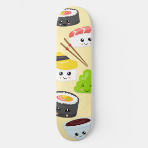 Japanse Sushi Cute Kawaii Trendy Girly Skateboard