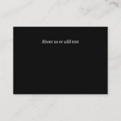 Japanse sushi Visitekaartjes (Achterkant)