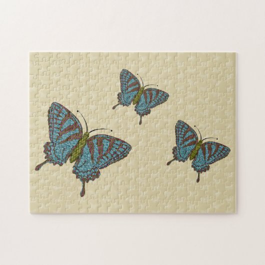 Japanse Swallowtail Puzzel (Horizontaal)