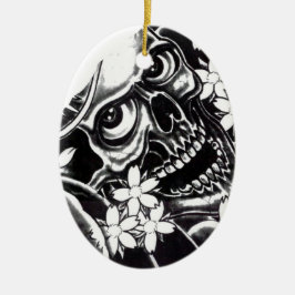 Japanse tattoo keramisch ornament