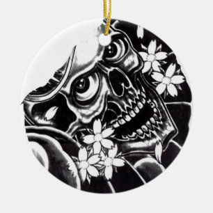 Japanse tattoo keramisch ornament