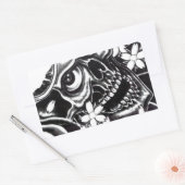 Japanse tattoo rechthoekige sticker (Envelop)