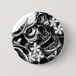 Japanse tattoo ronde button 5,7 cm