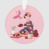 Japanse Tea-ceremonie, Crane Ornament (voorkant)