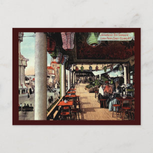 Japanse Tea Garden, Coney Island, NY 1912  Briefkaart