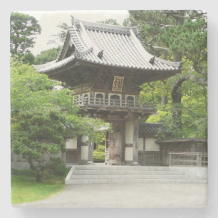 Japanse Tea Garden in San Francisco Stenen Onderzetter