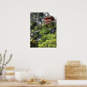 Japanse Tea Garden Pagoda - San Francisco Poster (Keuken)