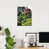 Japanse Tea Garden Pagoda - San Francisco Poster (Thuiskantoor)