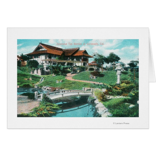 Japanse Tea Garden ViewCoronado, CA (Voorkant Horizontaal)
