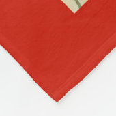 Japanse tekening, Kardinalen op een tak Fleece Deken (Hoek)