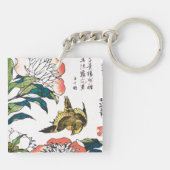  Japanse tekening, pony's en Sparrow Sleutelhanger (Achterkant)