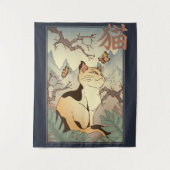 Japanse tekenstijl wandkleed (Voorkant)