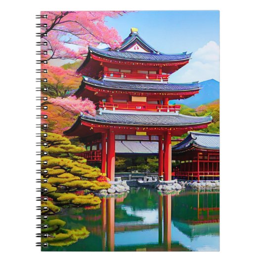 Japanse tempel notitieboek (Voorkant)