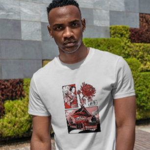 Japanse Temple Geisha T-shirt