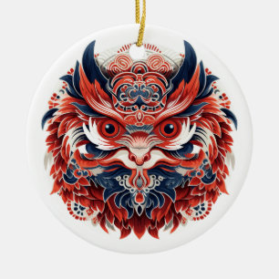 Japanse Tengu Keramisch Ornament