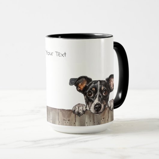 japanse terriër hond Mok (Voorkant rechts)