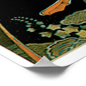 Japanse thea  Drink en kunst Poster (Hoek)