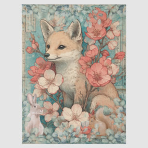 Japanse thema decoupage crafting tissuepapier