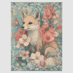 Japanse thema decoupage crafting tissuepapier