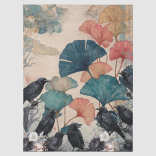 Japanse thema decoupage crafting tissuepapier