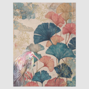 Japanse thema decoupage crafting tissuepapier