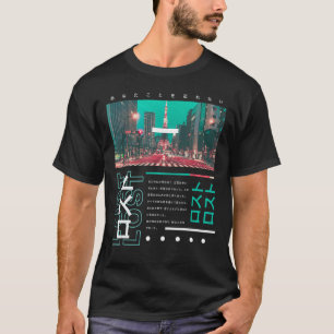 Japanse Tokyo Cyberpunk Art Streetwear Retro Grap T-shirt