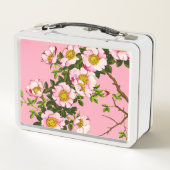  Japanse torenbloesems, roze en goud (Achterkant)