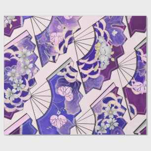 Japanse traditionele ventilatoren cadeaupapier