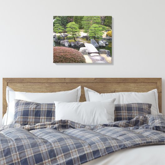 Japanse tuin 日 庭 園 canvas afdruk (Insitu (Slaapkamer))
