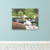 Japanse tuin 日 庭 園 canvas afdruk (Insitu (Houten vloer))