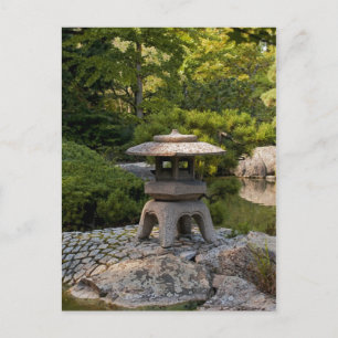 Japanse Tuin Ansichtkaart Briefkaart