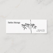 Japanse tuin Bamboo Mini Visitekaartje (Voorkant)