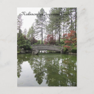 Japanse tuin briefkaart