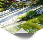 Japanse tuin foto afdruk (Hoek)