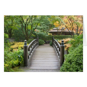 Japanse tuin in Herfst
