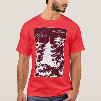 Japanse Tuin Japanse Torii Japan Samurai 5 T-shirt